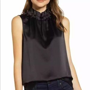 NWT Gibson x Hi Sugarplum Women’s Noel Bow Top L